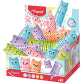 Expositor 48 Marcador Fluo Mini Pastel | Maped | Pack 48 Unidades